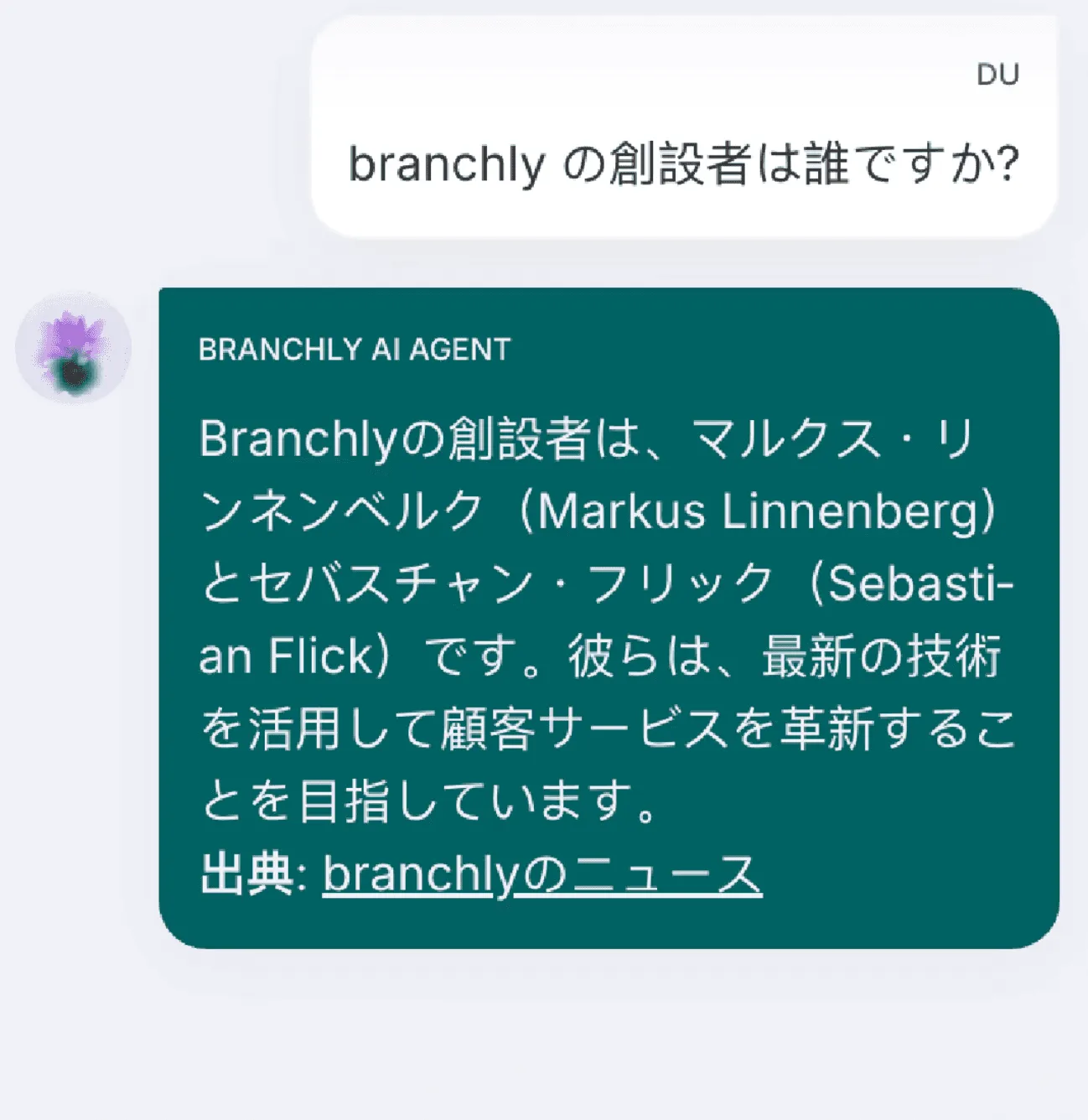 130 Sprachen Chat Demo